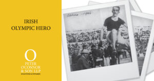 Law firm of Peter O'Connor & Son LLP, named after the Irish Olympic athlete