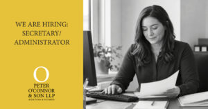 Secretary working in a professional office in Waterford